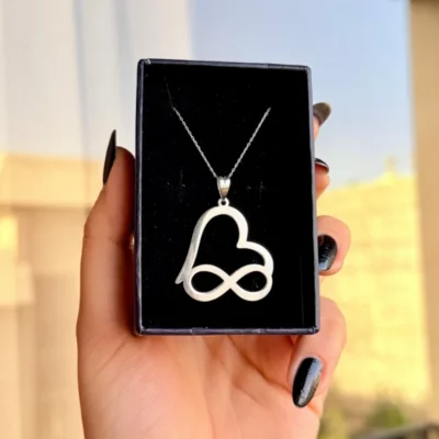 گردنبند نقره قلب