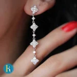 گوشواره نقره ونکلیف