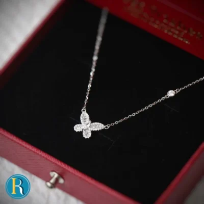 گردنبند نقره زنانه پروانه