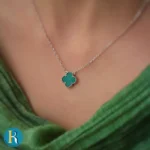 گردنبند نقره زنانه ونکلیف