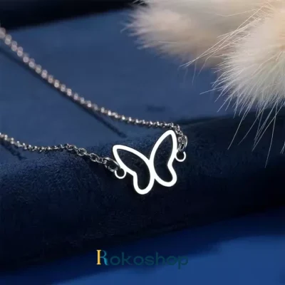 گردنبند نقره پروانه